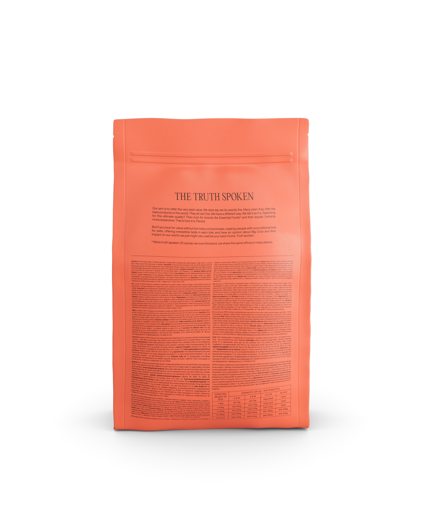 TRUTH PETS GROWING, 2,5KG