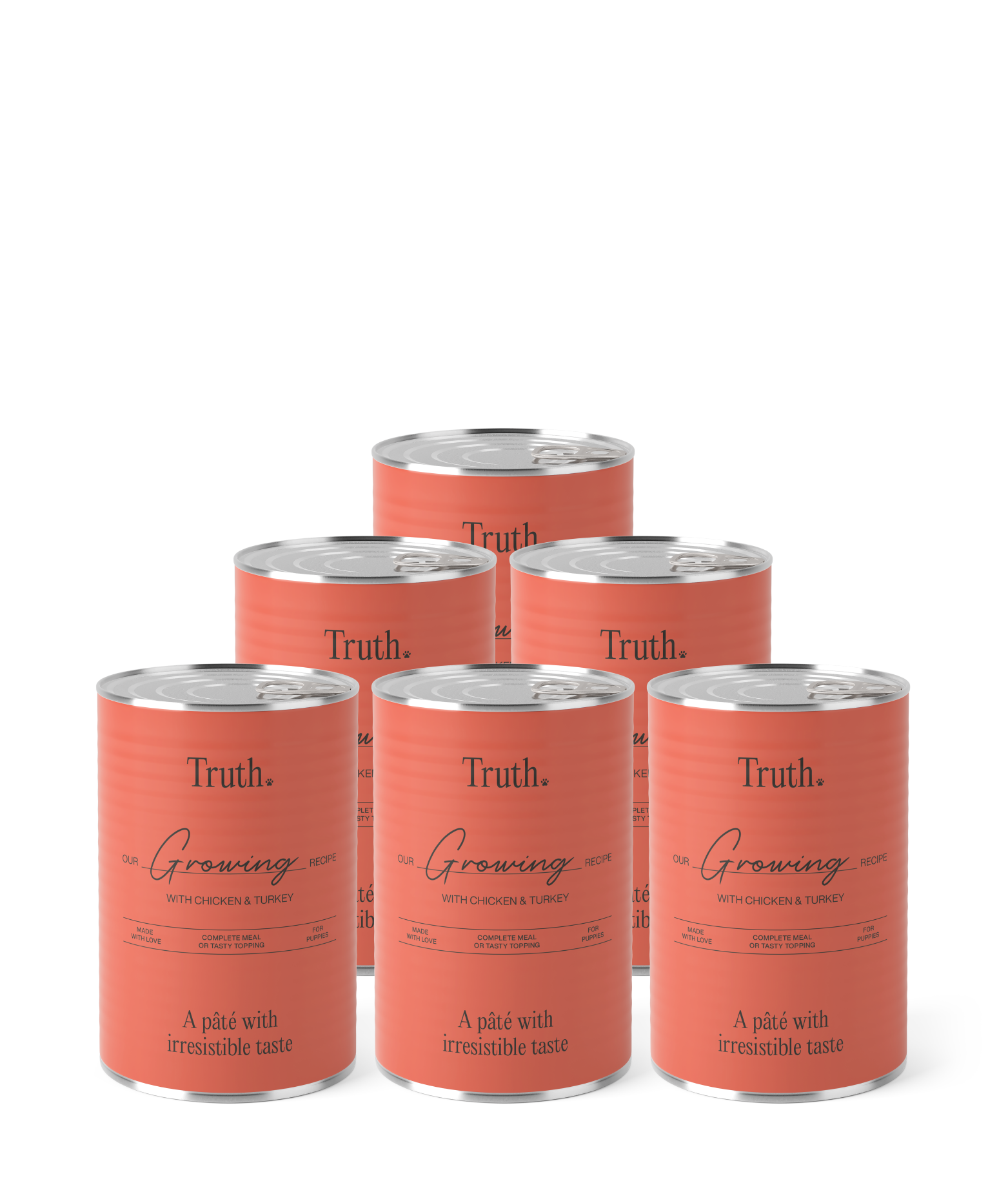 TRUTH PETS GROWING, 400G x 6